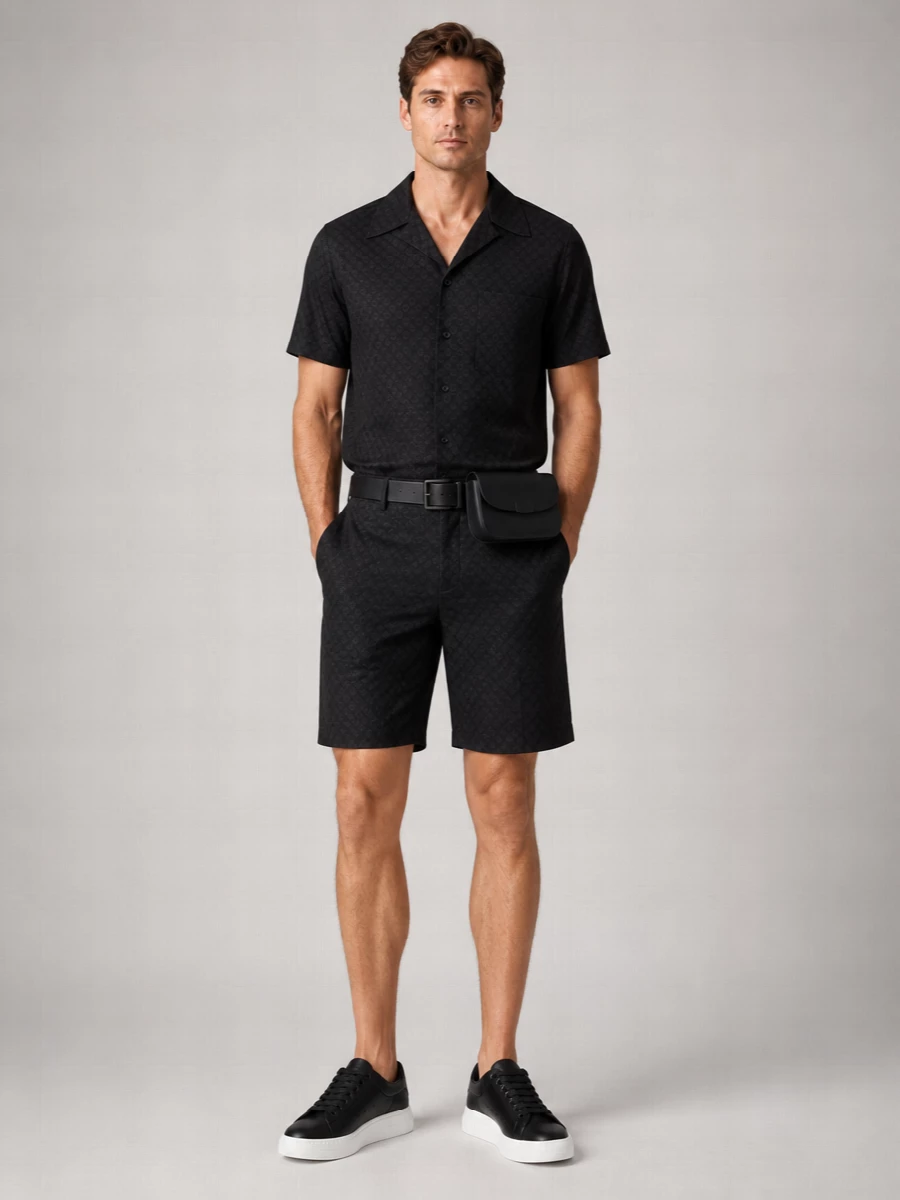 Alexander Mcqueen Skull Jacquard Bermuda Shorts