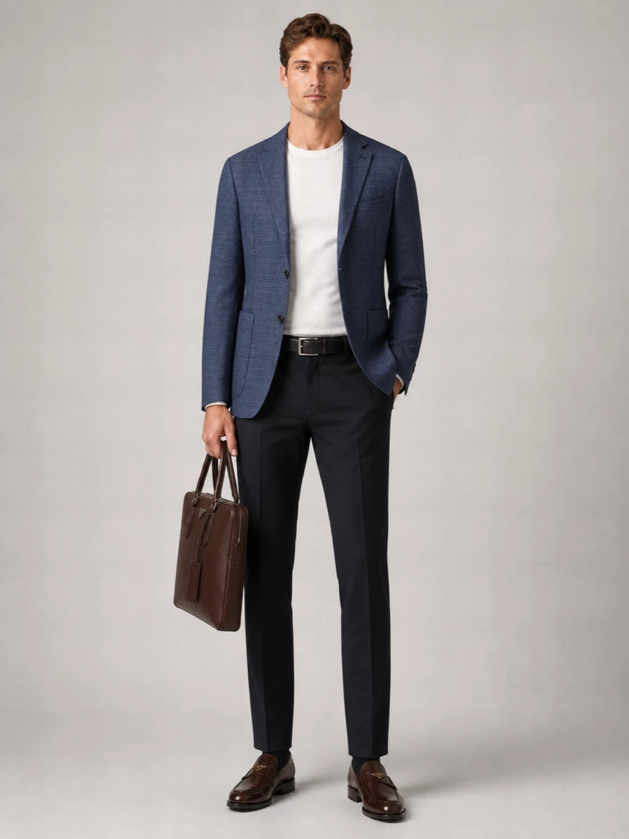 Zegna Wool Single Breasted Suit