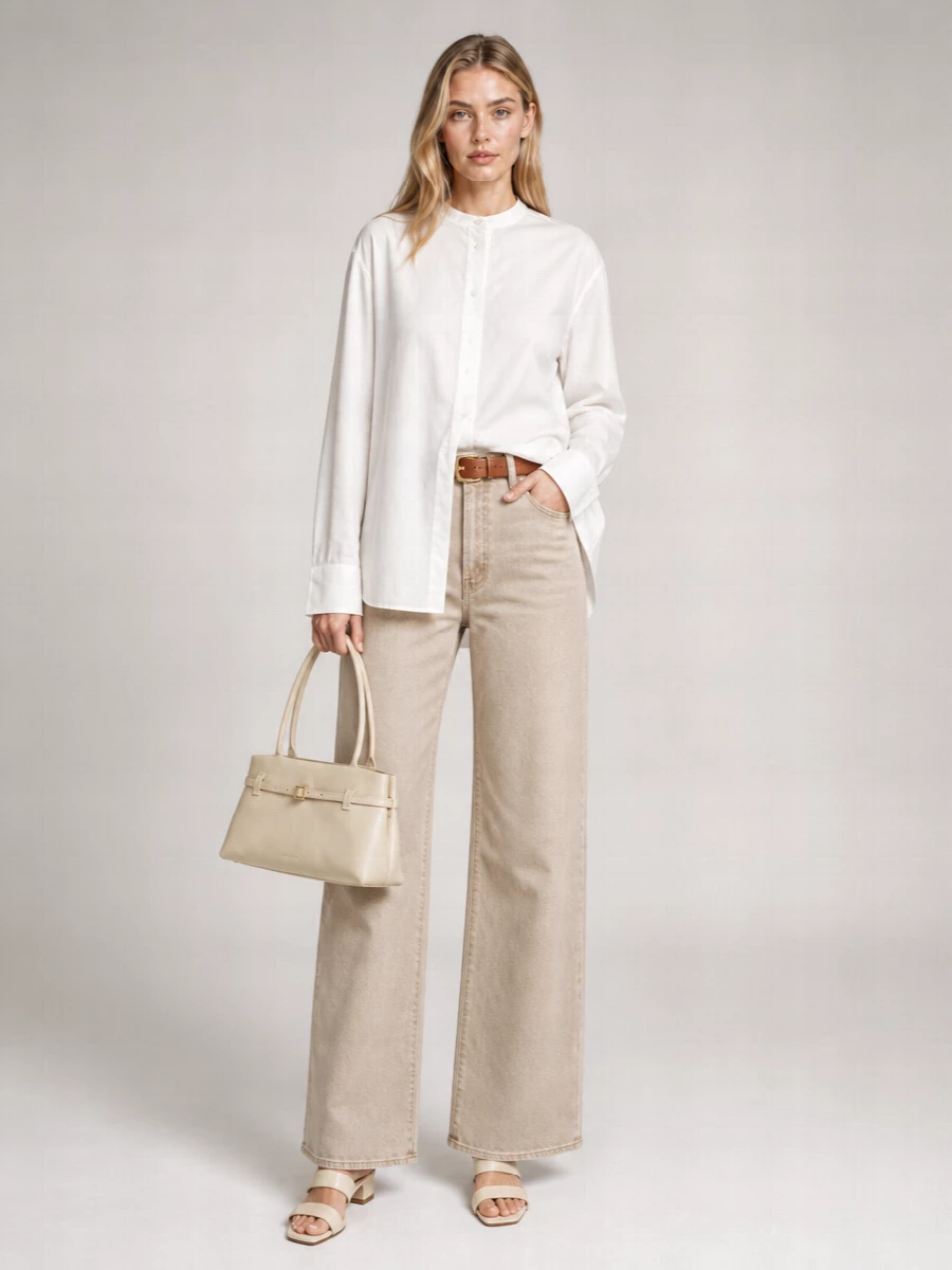 Mother Wide-Leg Jeans