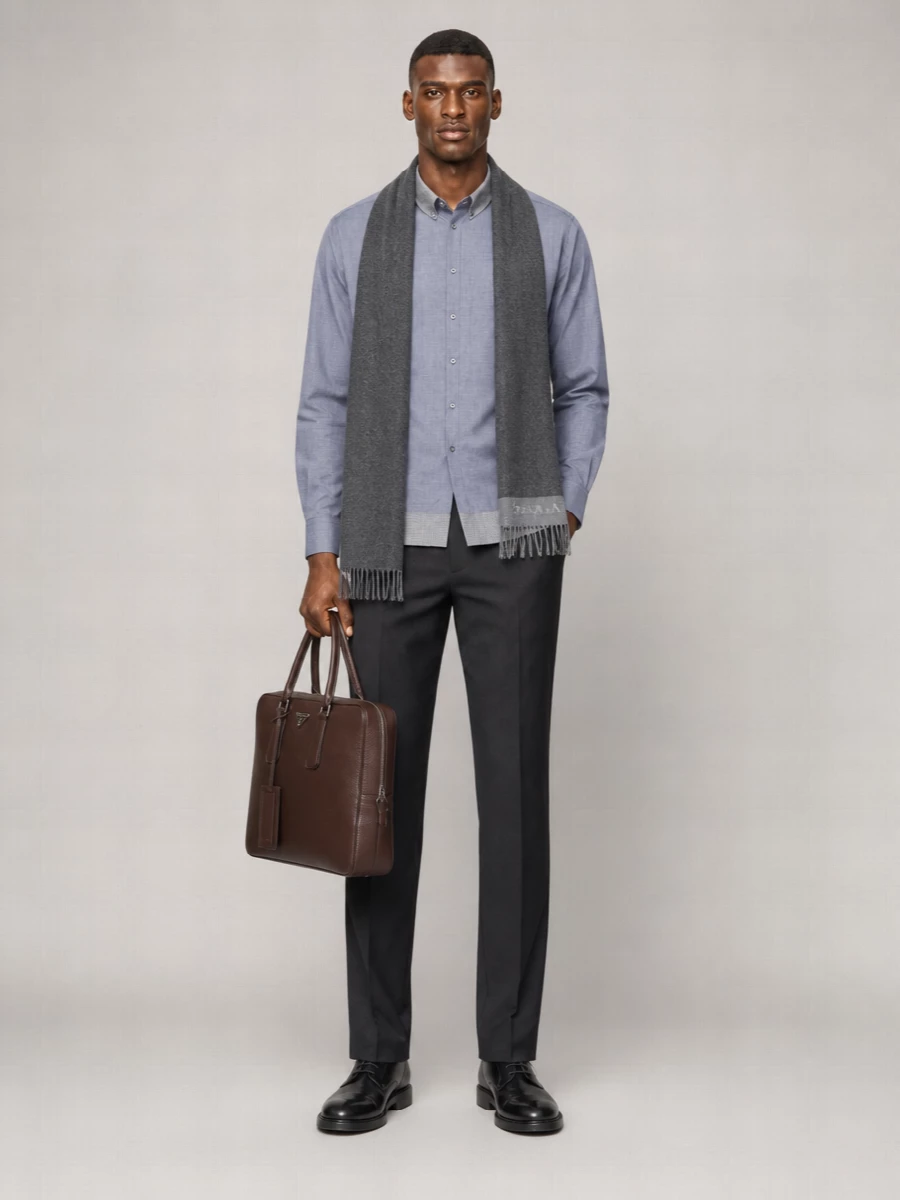 Maison Margiela Checked Cotton Double Shirt