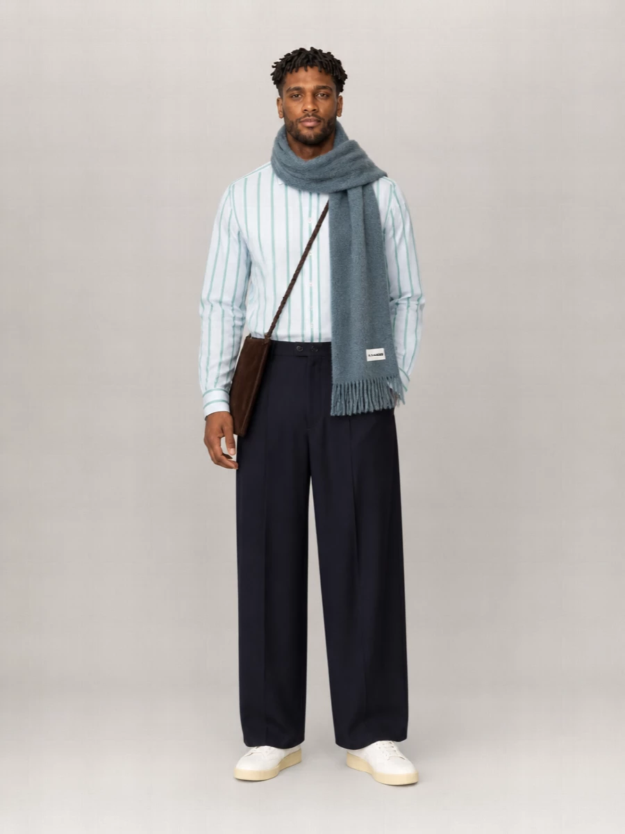 Jil Sander Leather Dragon Low-Top Sneakers