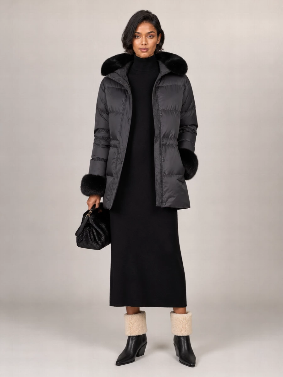Paris Texas Shearling Trim Ankle Boots