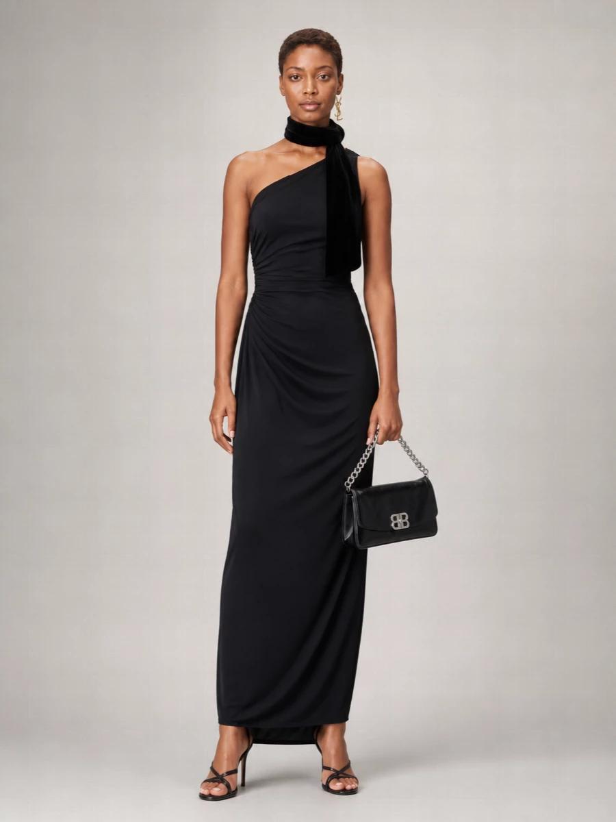 Balenciaga Viscose Maxi Dress