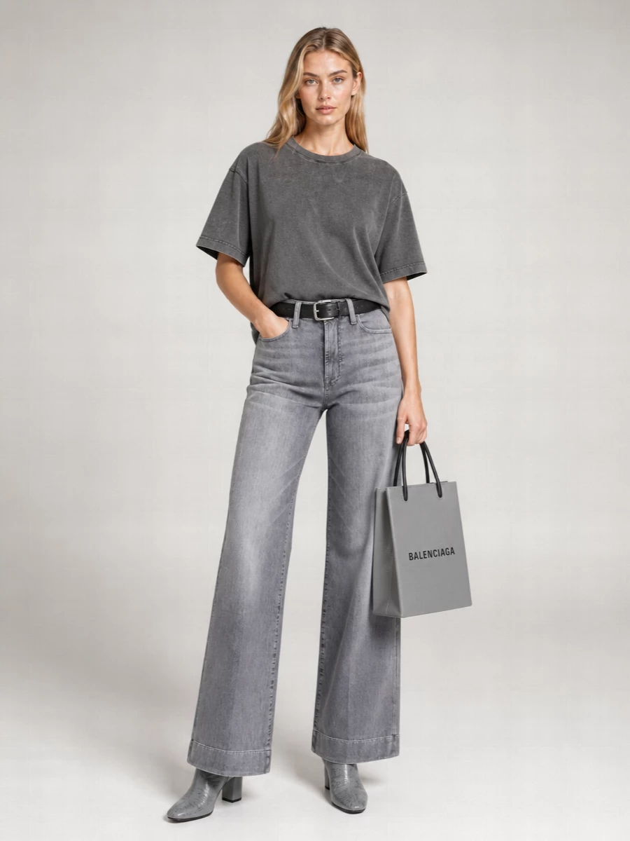 7 For All Mankind Denim Mid-Rise Bootcut Jeans