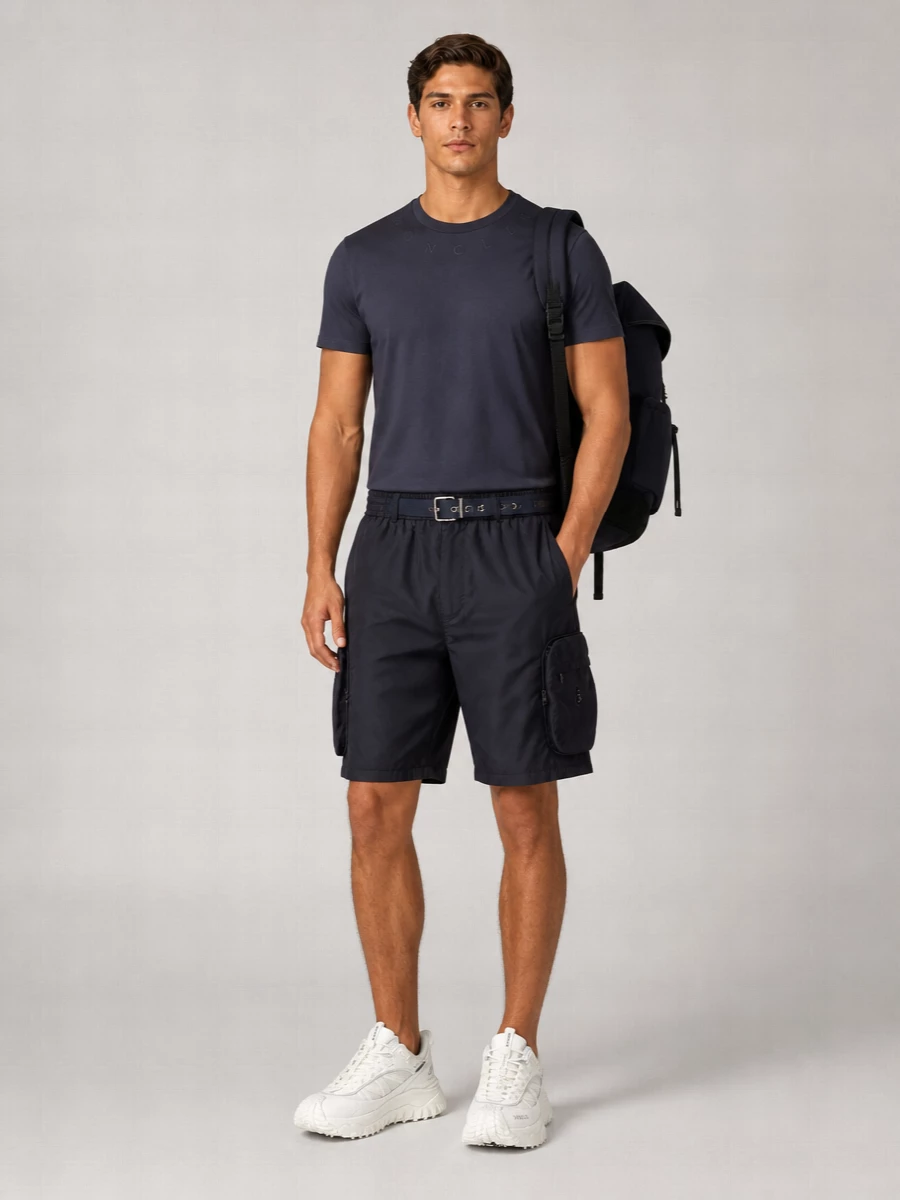 Moncler Genius Straight Nylon Cargo Shorts
