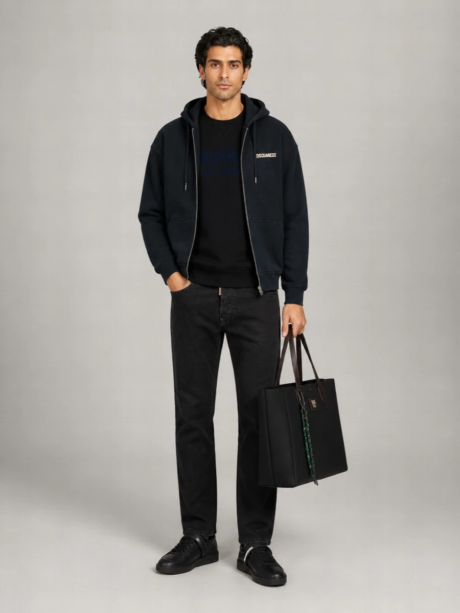 Dsquared2 Cotton Hooded Jacket