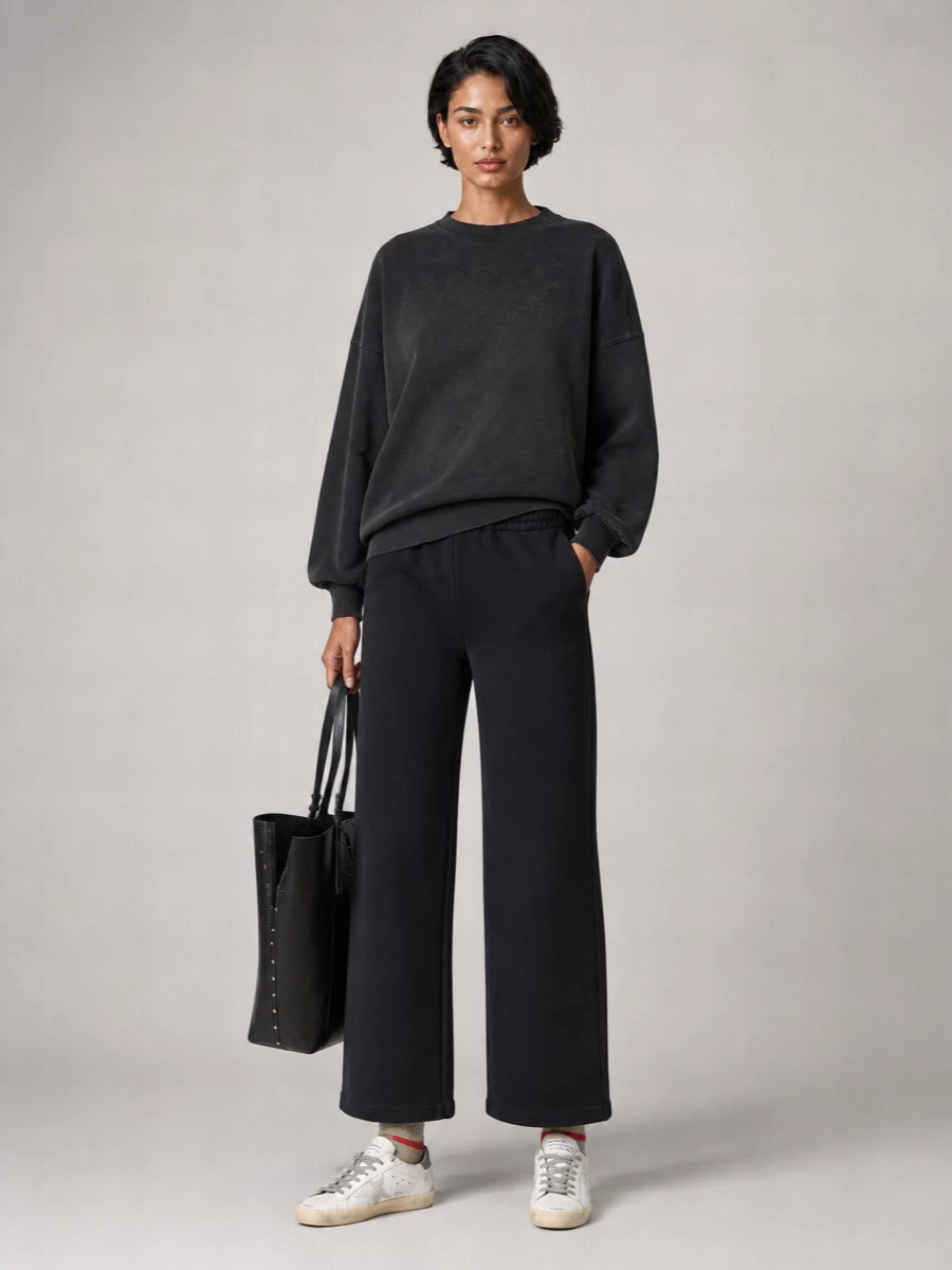 Golden Goose Cotton Wide-Leg Sweatpants