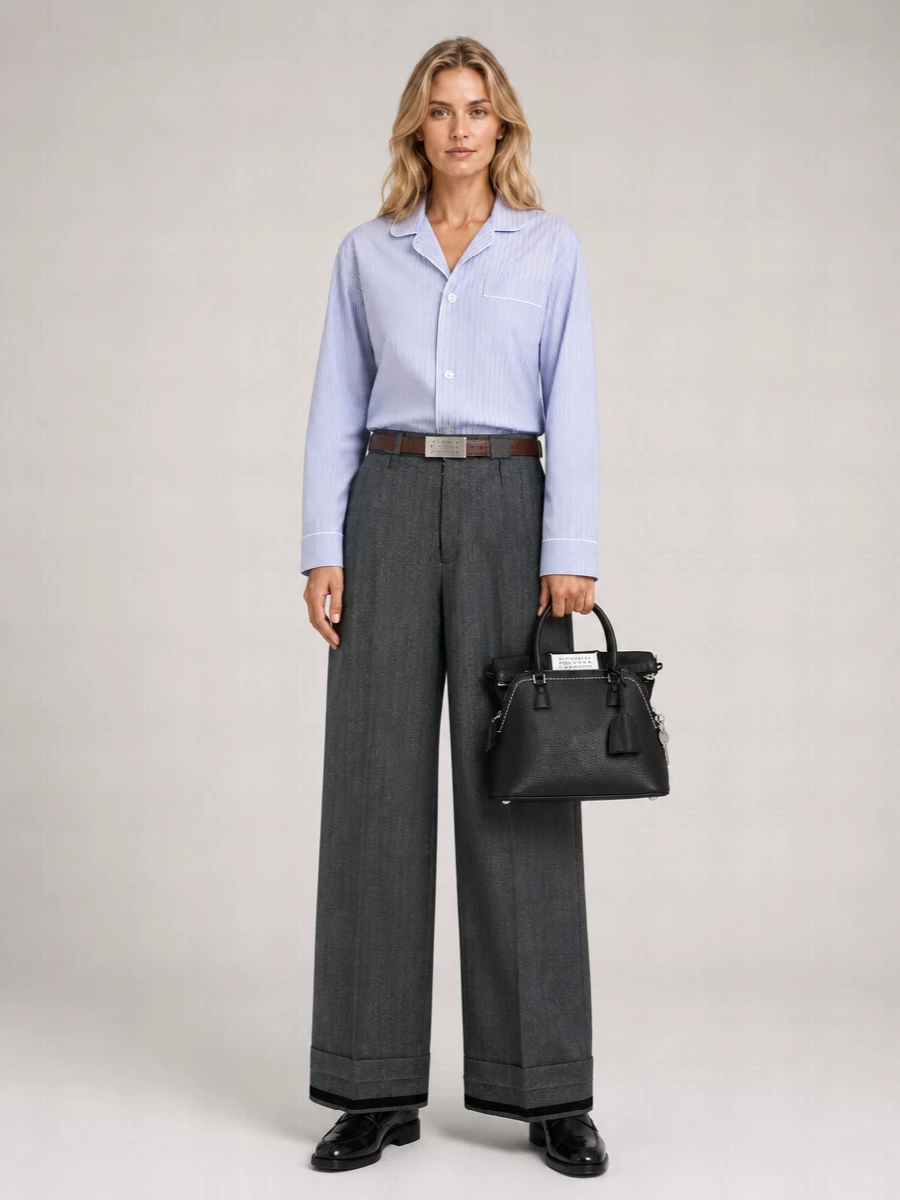 Maison Margiela Striped Cotton Shirt