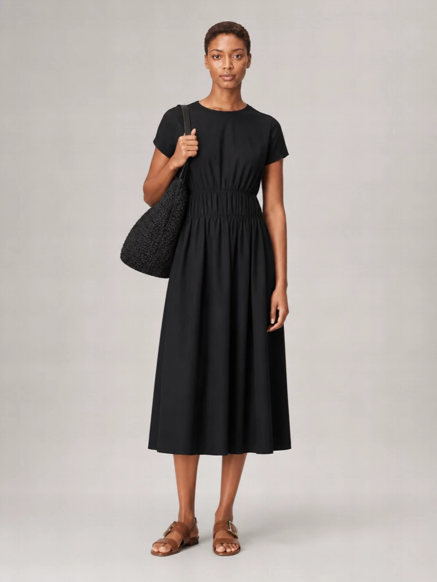 Totême Raffia Belted Bucket Bag