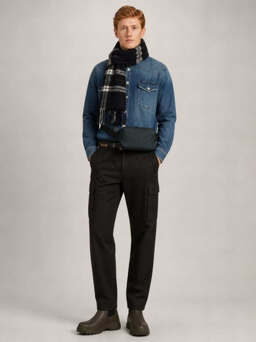 Burberry cotton cargo pants