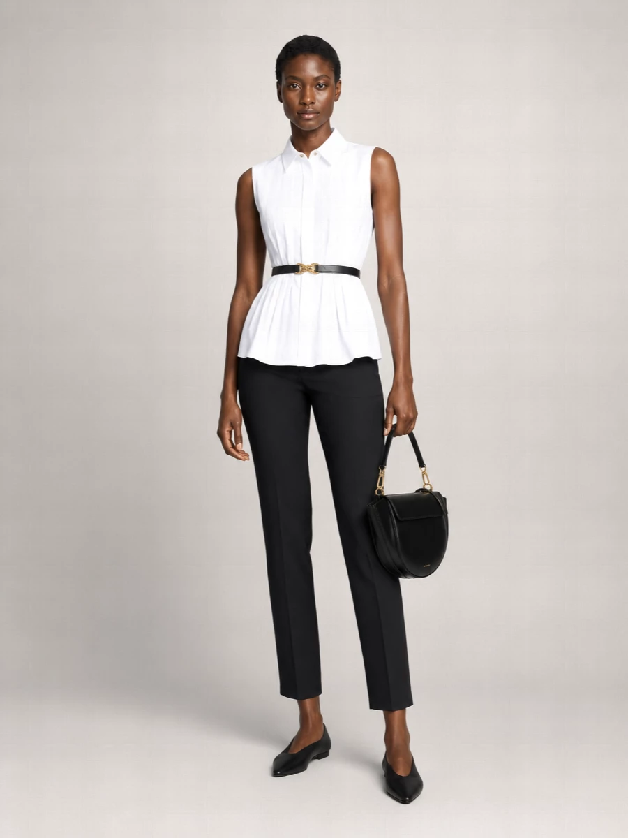 Sportmax Wool Cropped Trousers