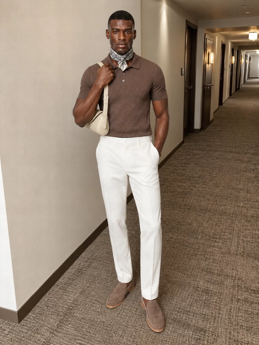 Tagliatore polo pt torino trousers tods loafers
