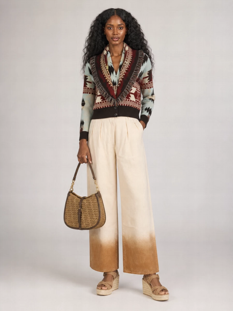 Alanui Wool Cashmere Cardigan