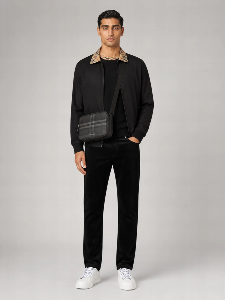 Burberry Cotton Harrington Jacket