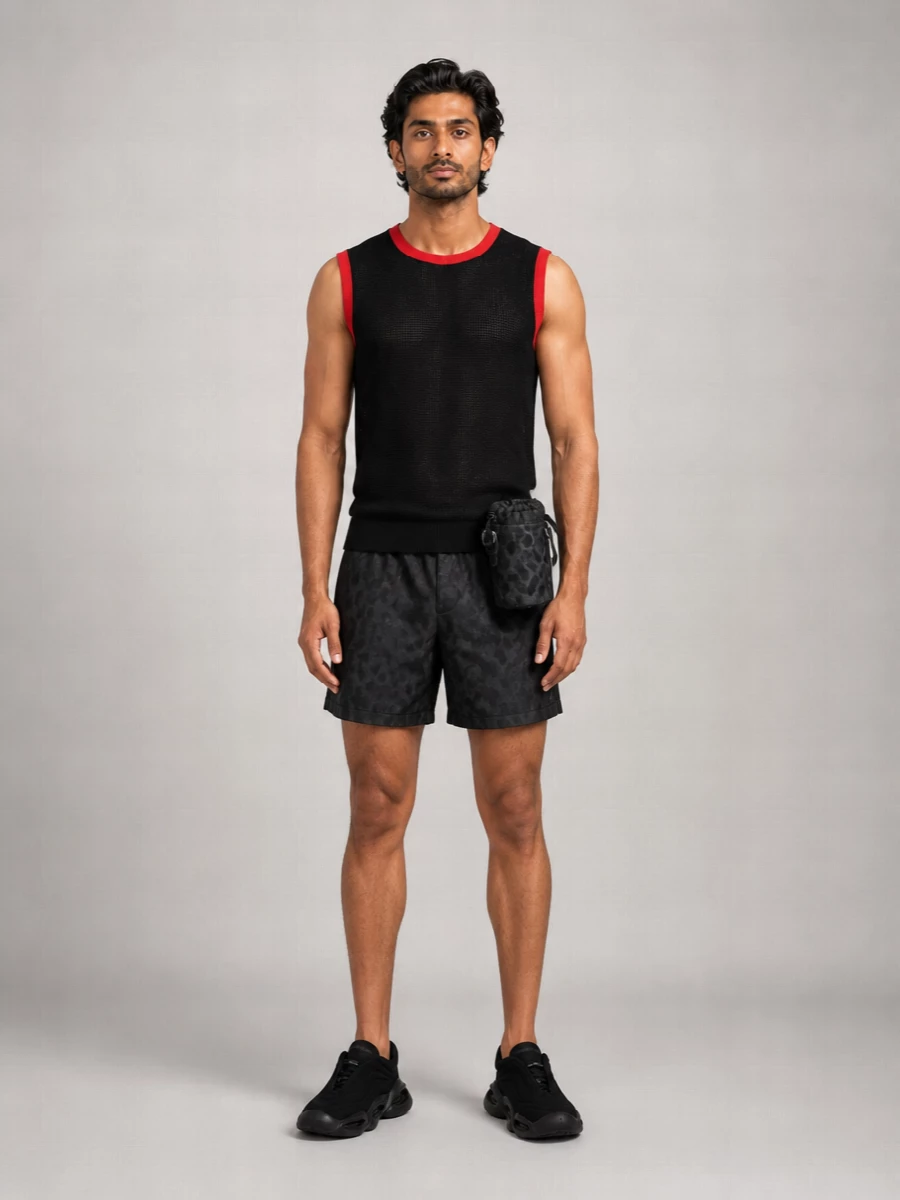 Dolce&Gabbana Cotton Fine-Knit Sleeveless Round-Neck Jumper