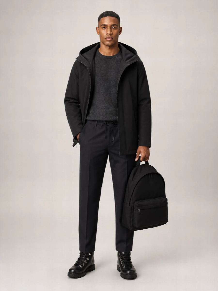 Woolrich Down Hooded Puffer Jacket