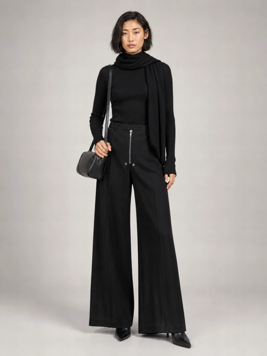 Rick Owens Tailored Wide-Leg Trousers