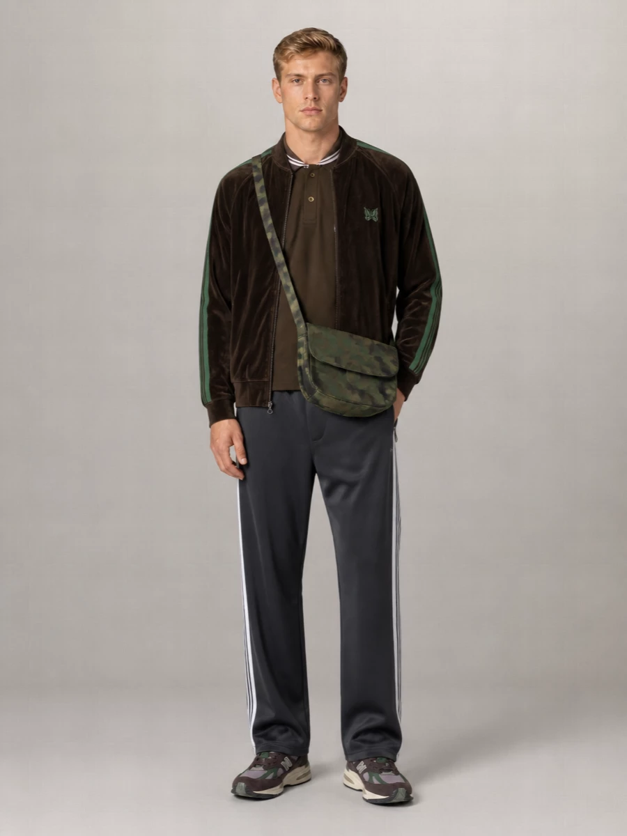 Needles Cotton Reversible Shoulder Bag
