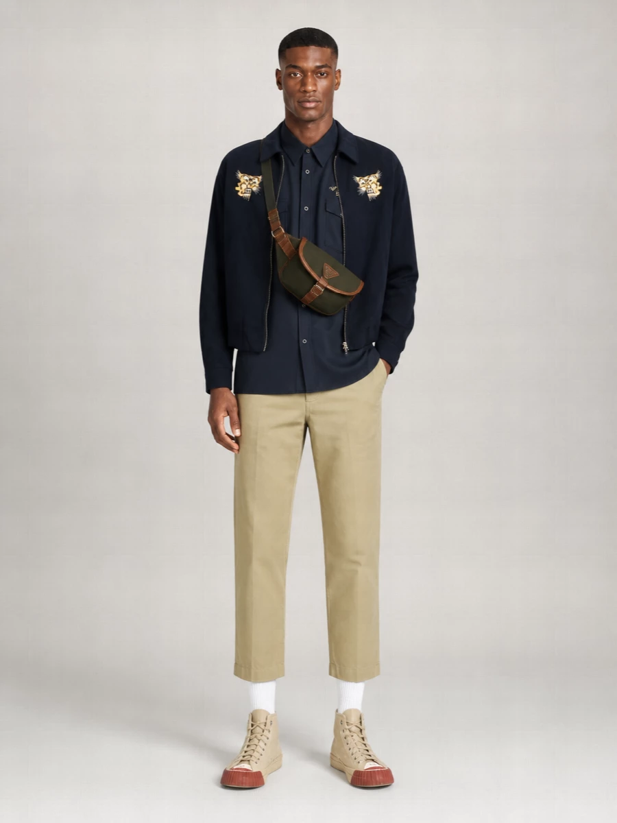 Visvim Cotton High-Top Sneakers