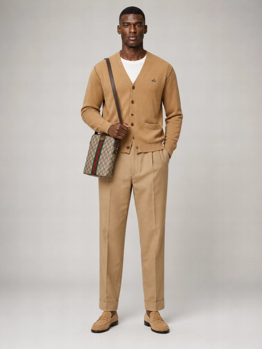 Gucci Coated Canvas Shoulder Bag