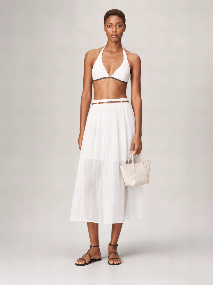 Brunello Cucinelli Technical Jersey Bikini Top