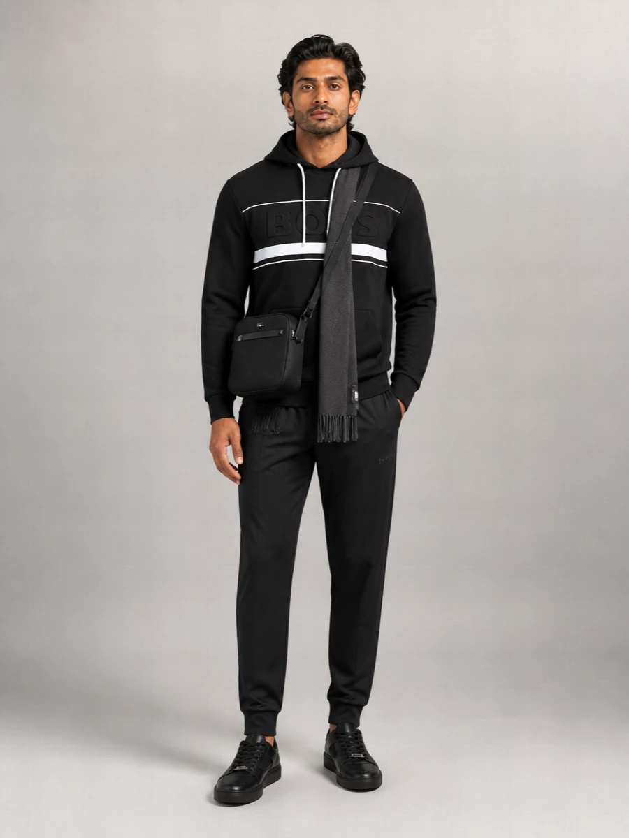 Boss Cotton-Blend Hoodie