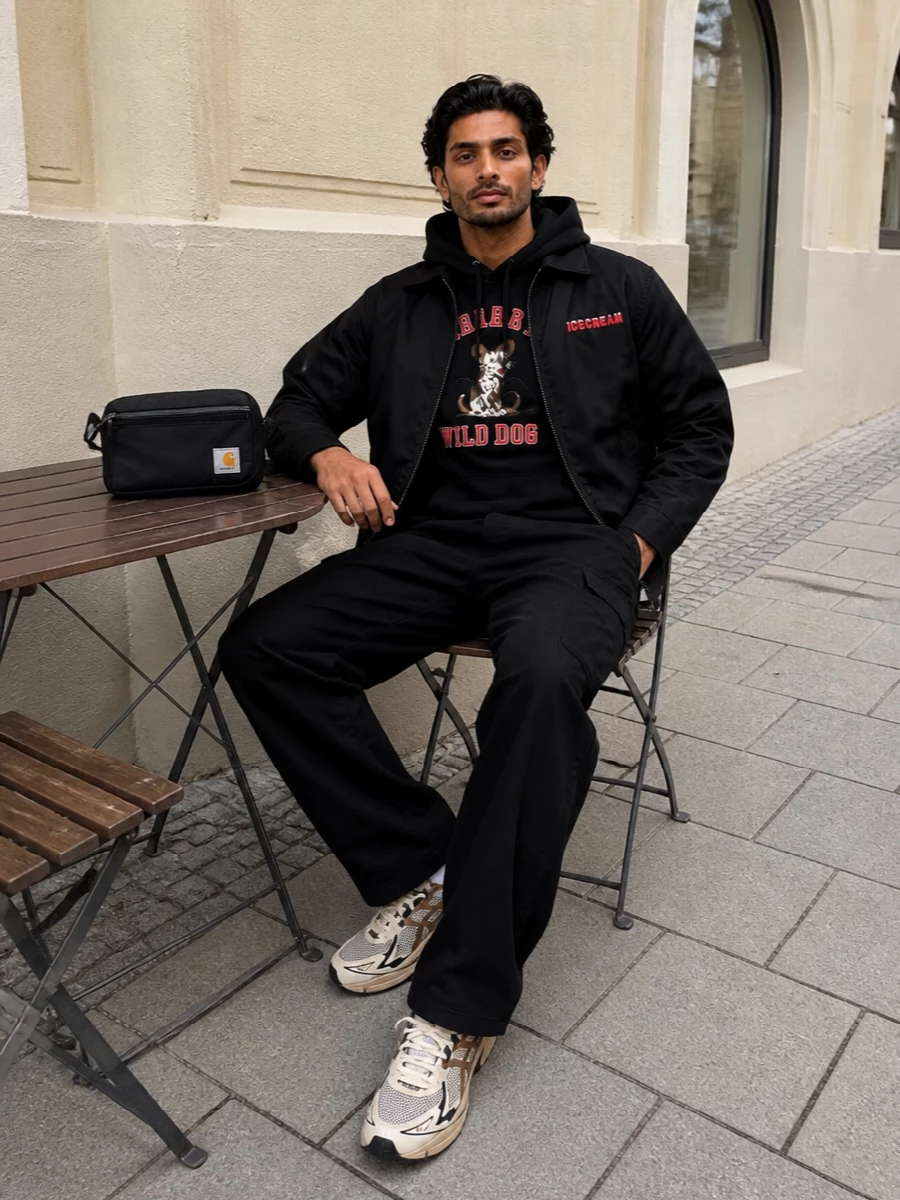 Icecream coach jacket carhartt hoodie cargo outfit