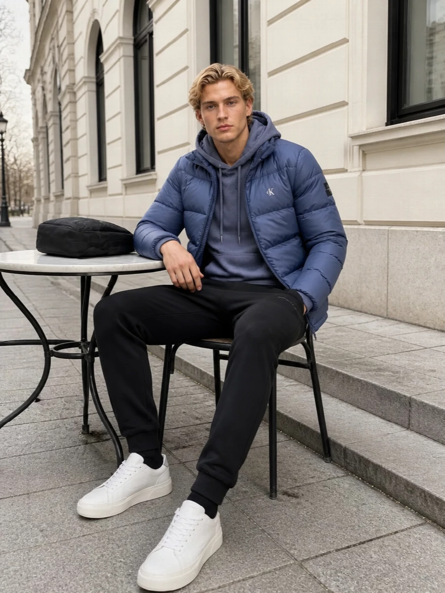 Calvin klein slate puffer joggers sneakers