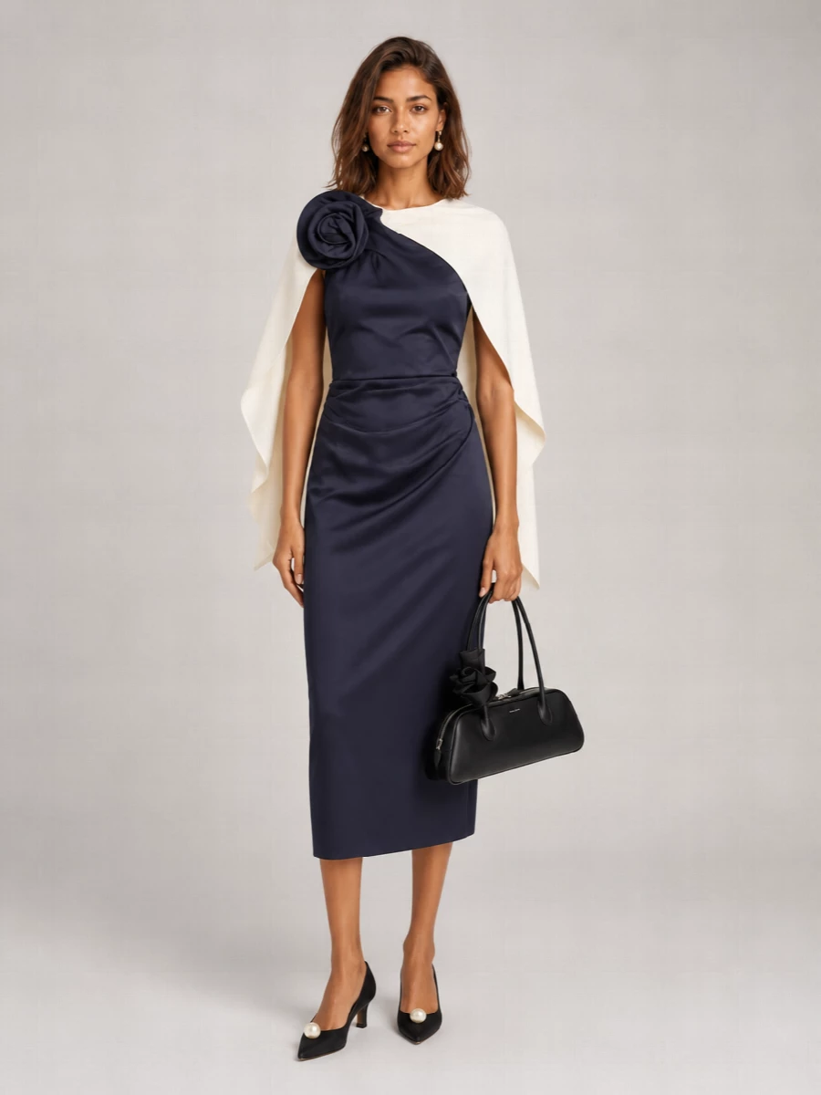 Magda Butrym silk-blend midi dress
