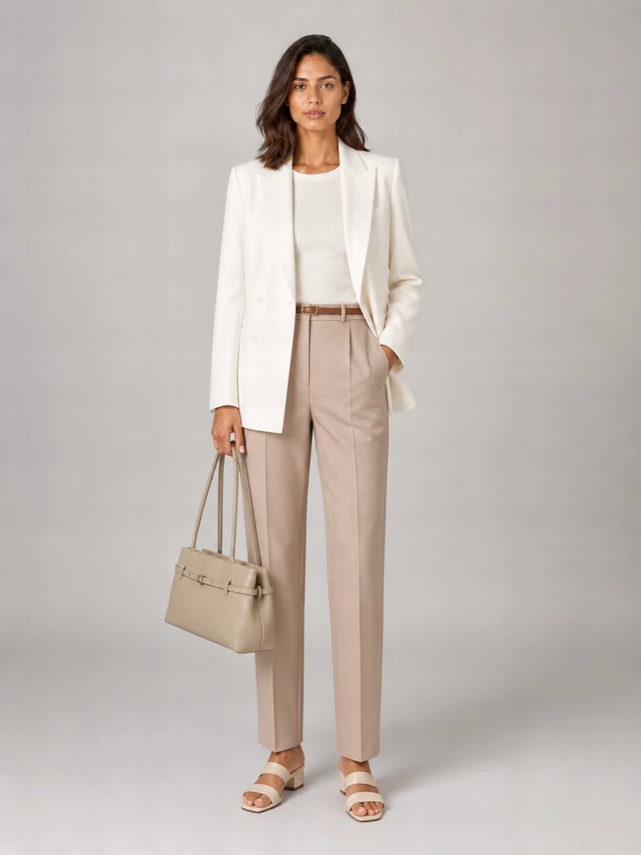 The Frankie Shop Straight-Leg Tailored Trousers