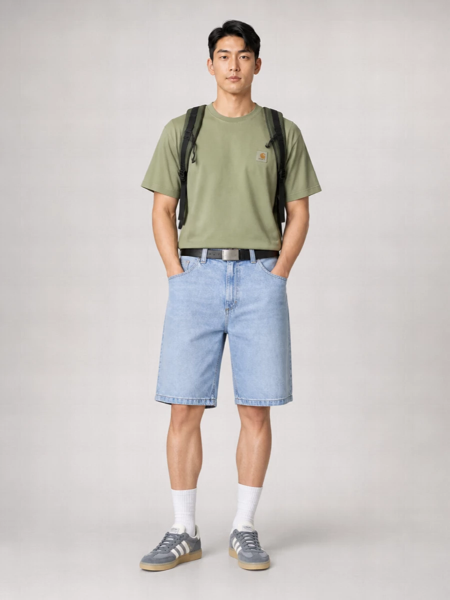 Carhartt Wip Cotton Oversized Crew-Neck T-Shirt