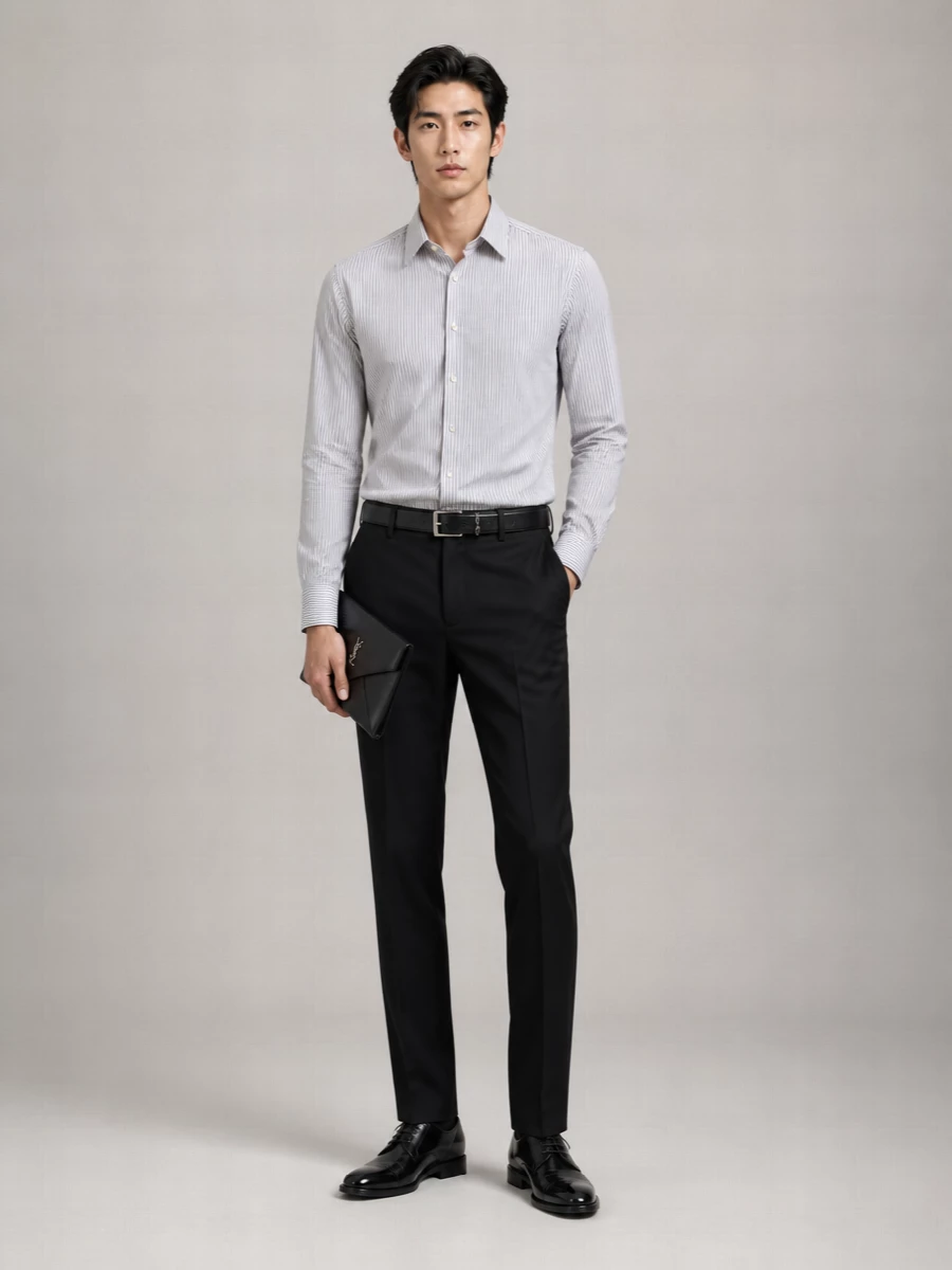 Saint Laurent Pattern Cotton Shirt