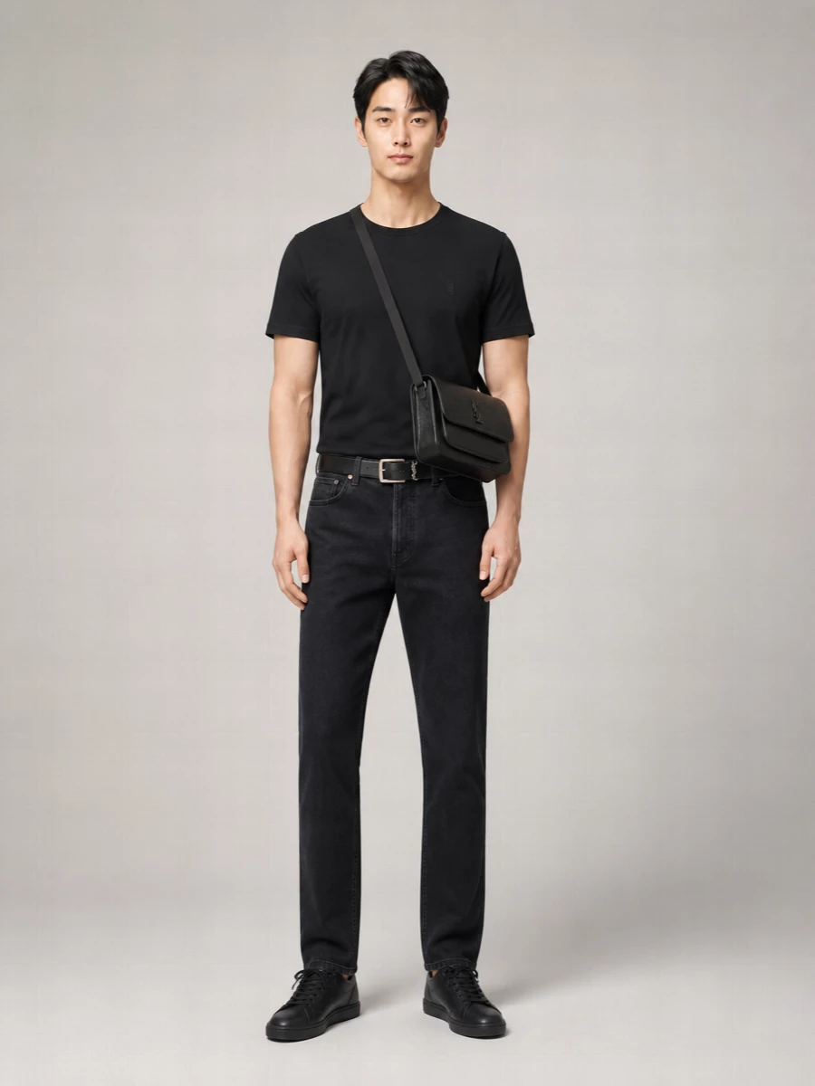 Saint Laurent Oversized Cotton T-Shirt