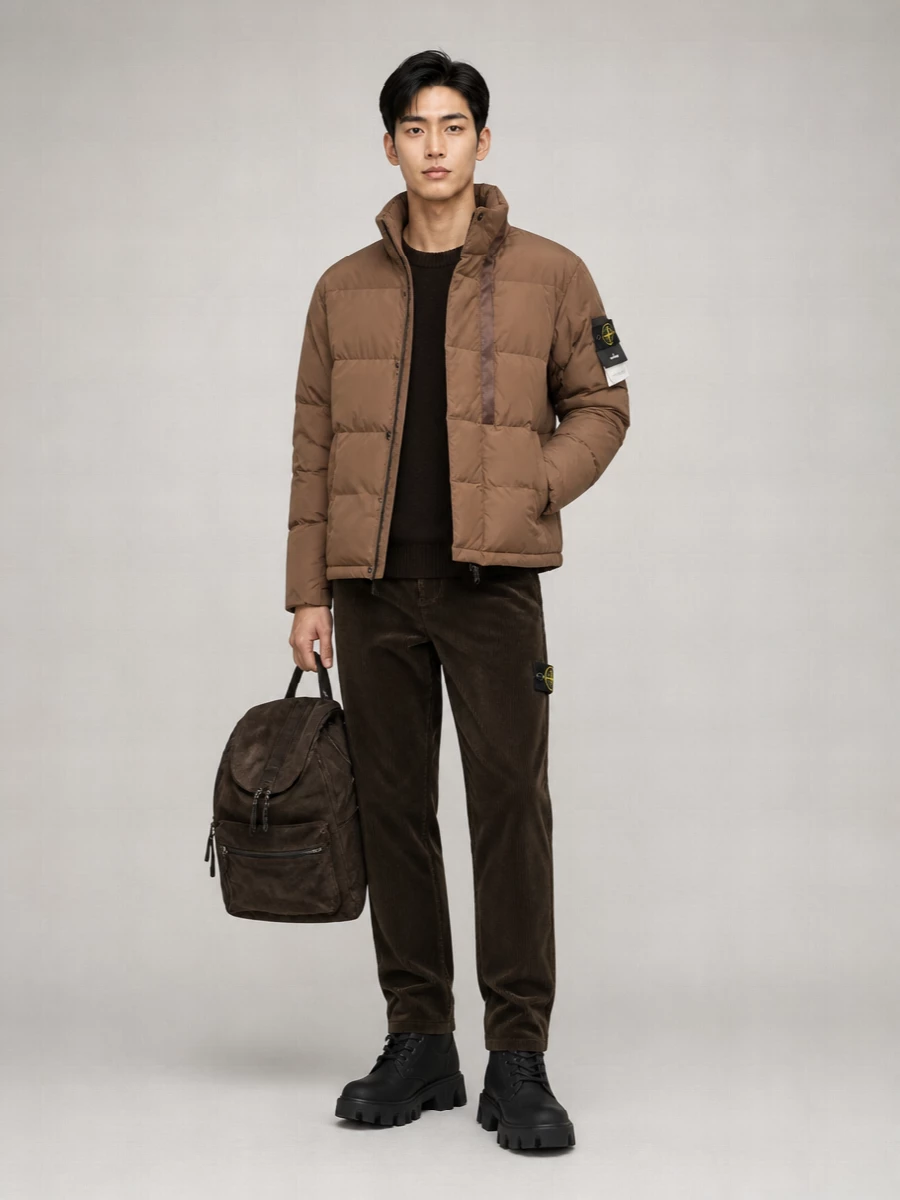 Stone Island Down Padded Coat