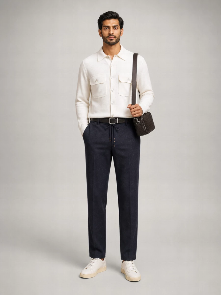 Brunello Cucinelli Cashmere Cardigan With Chest Pockets And Long Sleeves
