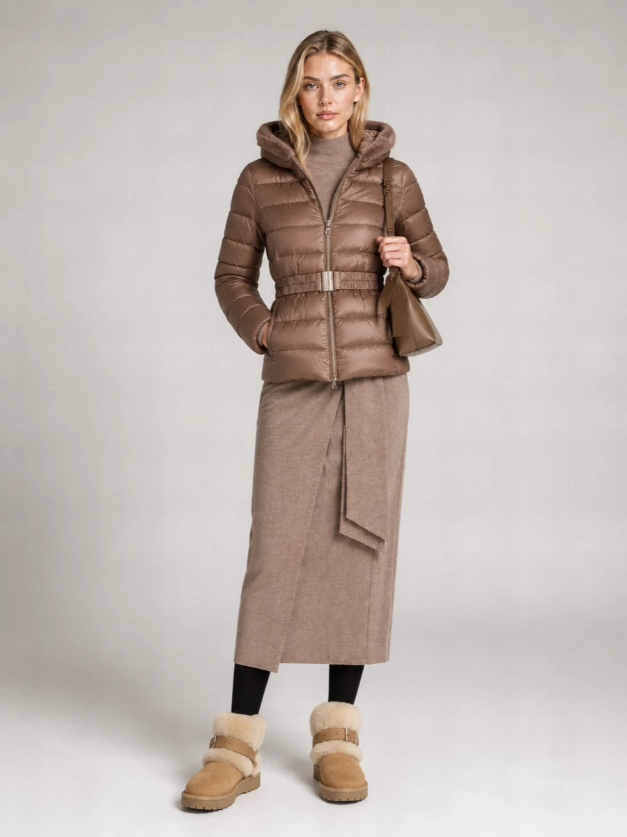Herno Belted Puffer Jacket