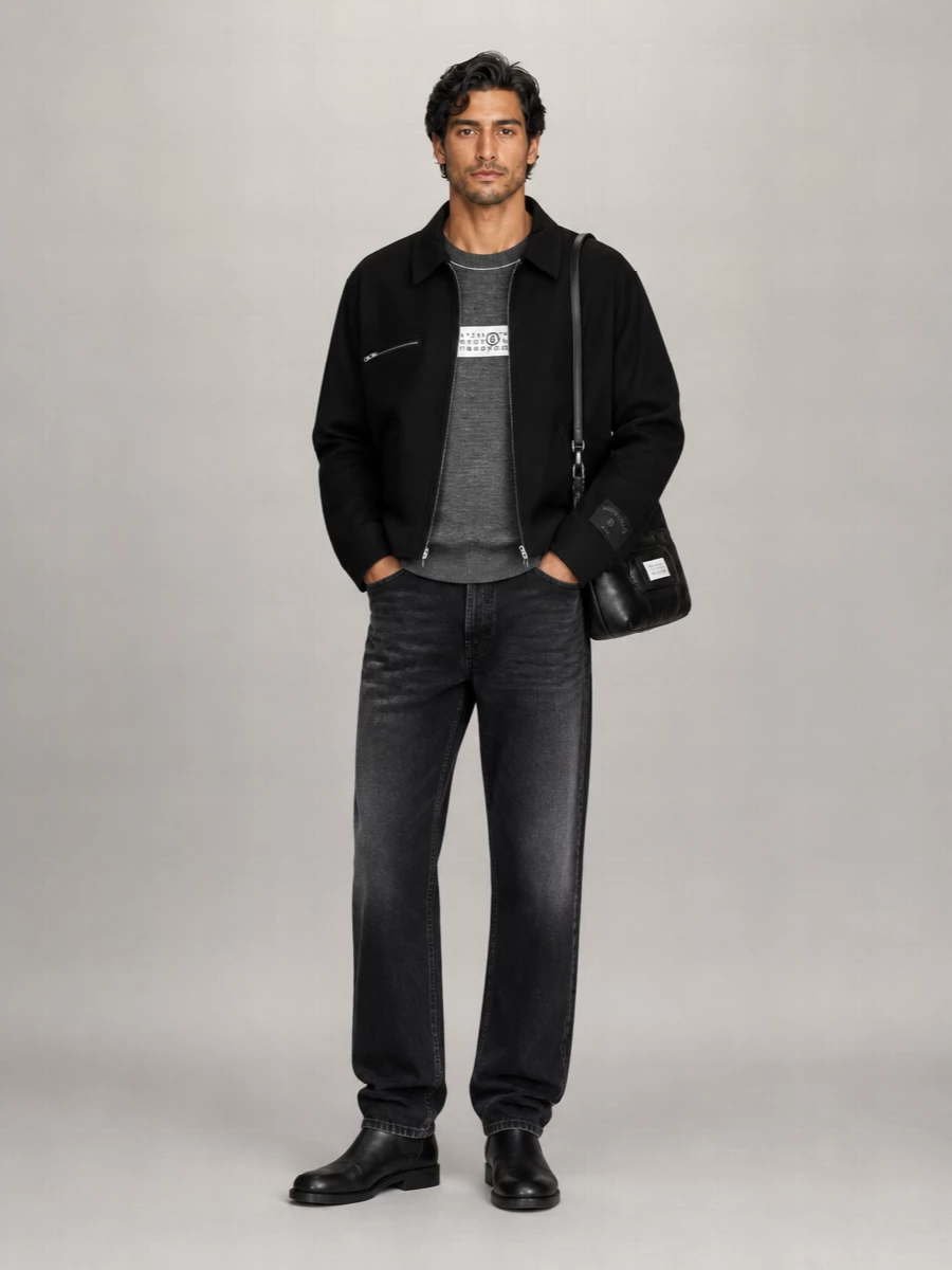Mm6 Maison Margiela Wool Single-Breasted Coat