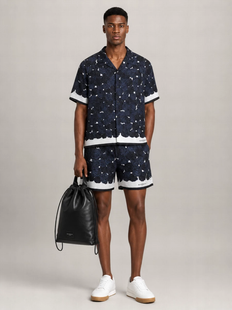 Givenchy Floral-Print Swim Shorts