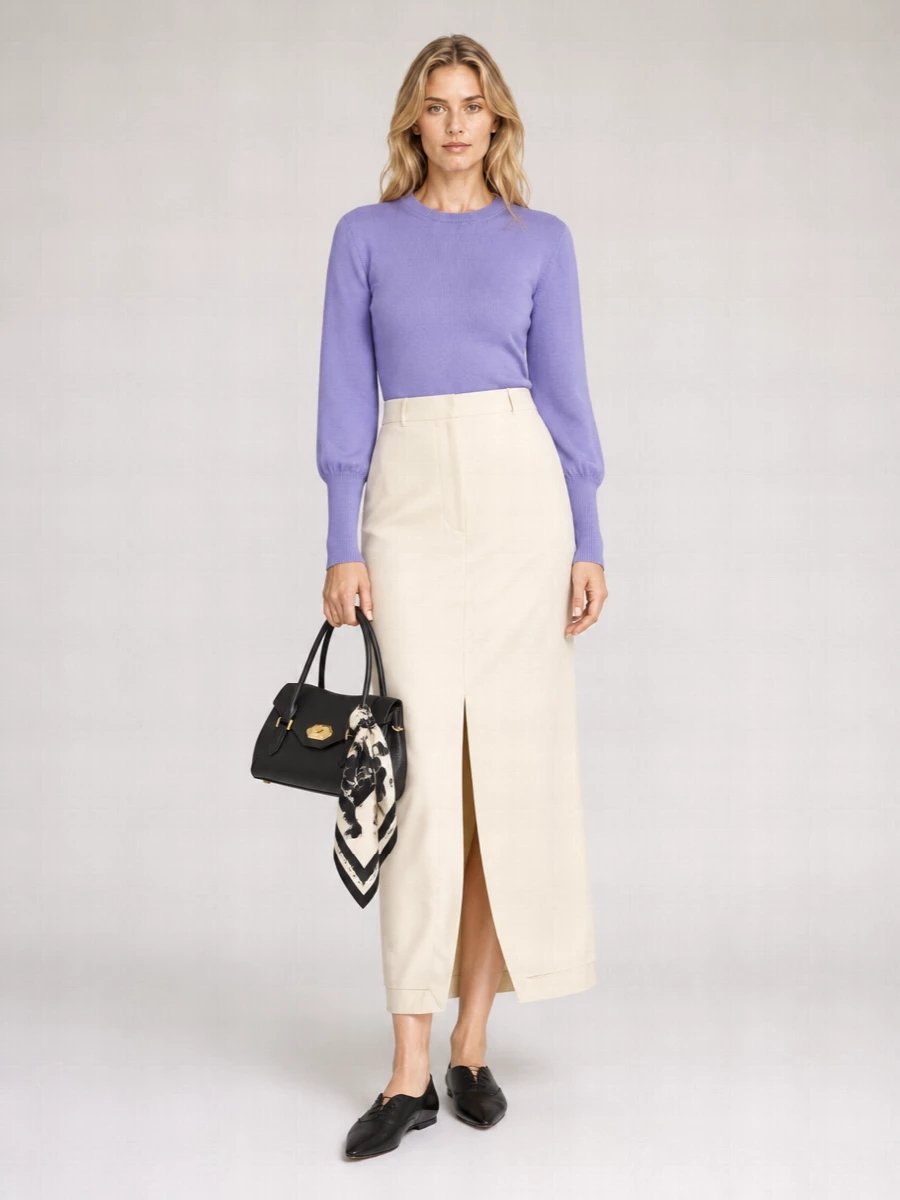 Lanvin Ribbed Wool Jumper