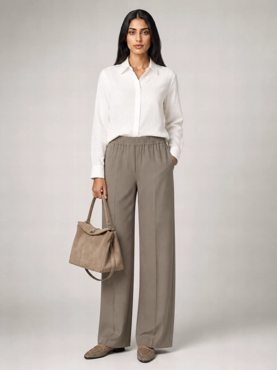 Brunello Cucinelli Wide-Leg Trousers