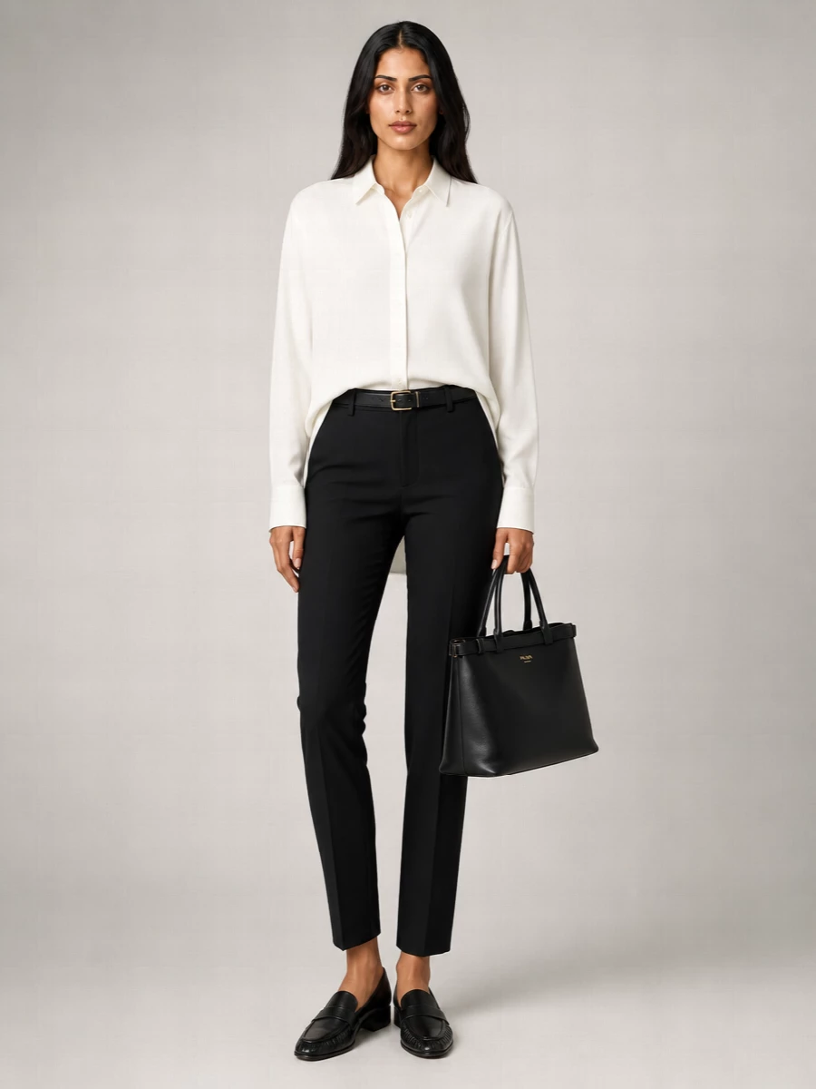 The Row Wool Slim-Fit Trousers