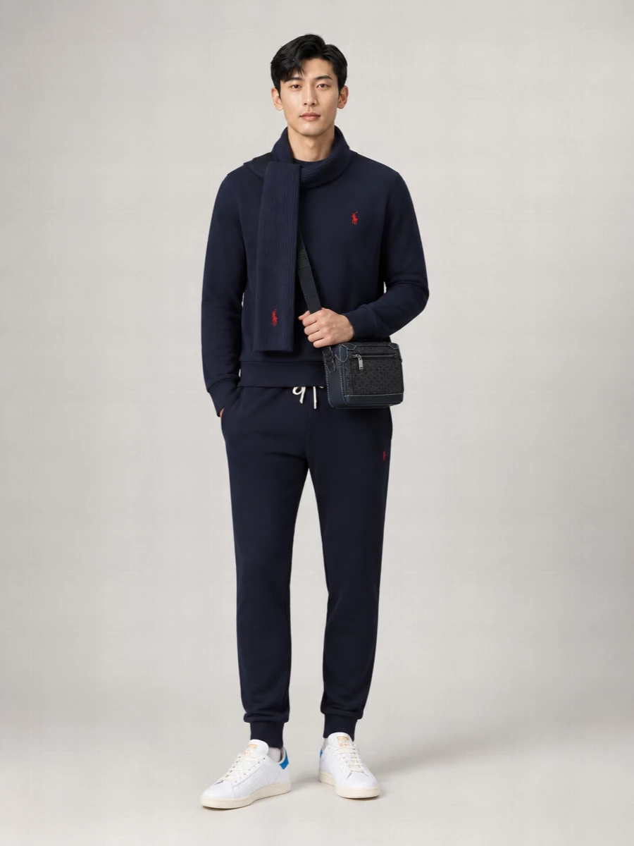 Polo Ralph Lauren Cotton Blend Fleece Crewneck Sweatshirt