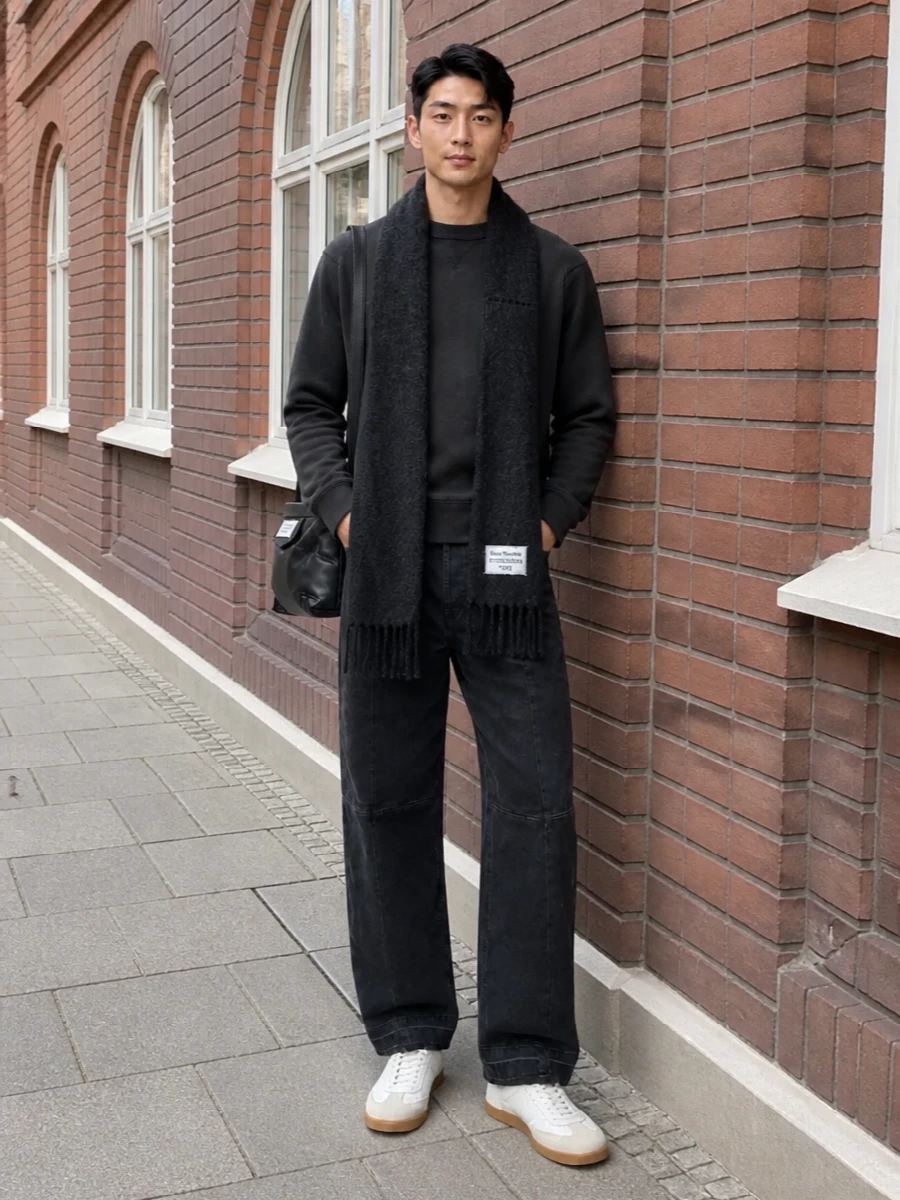Isabel marant sweatshirt black jeans outfit
