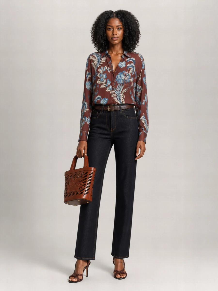 Etro Floral-Print Shirt