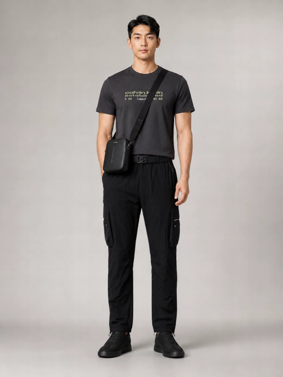 Calvin Klein Polyester Crossbody Bag