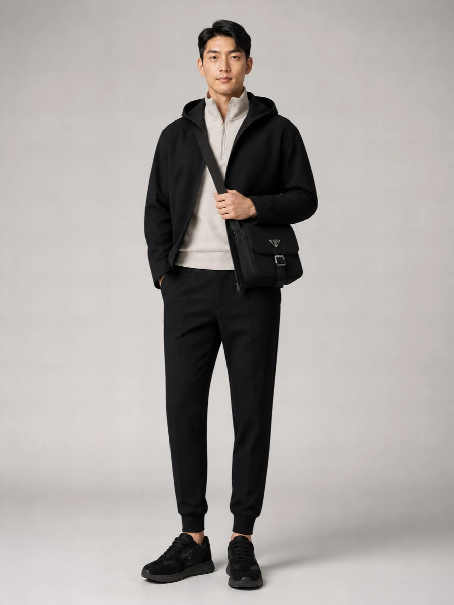 Prada Cashmere Hooded Jacket