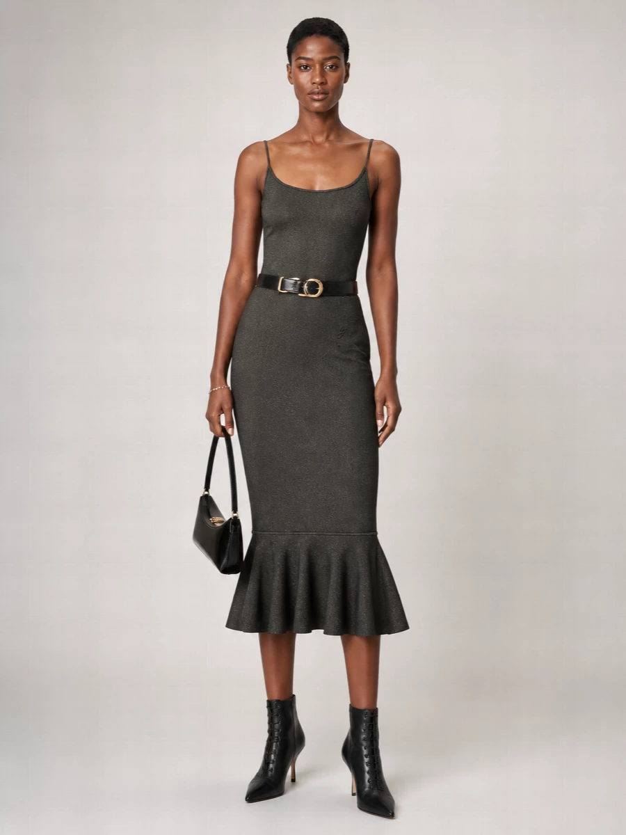 Jacquemus Viscose Midi Dress