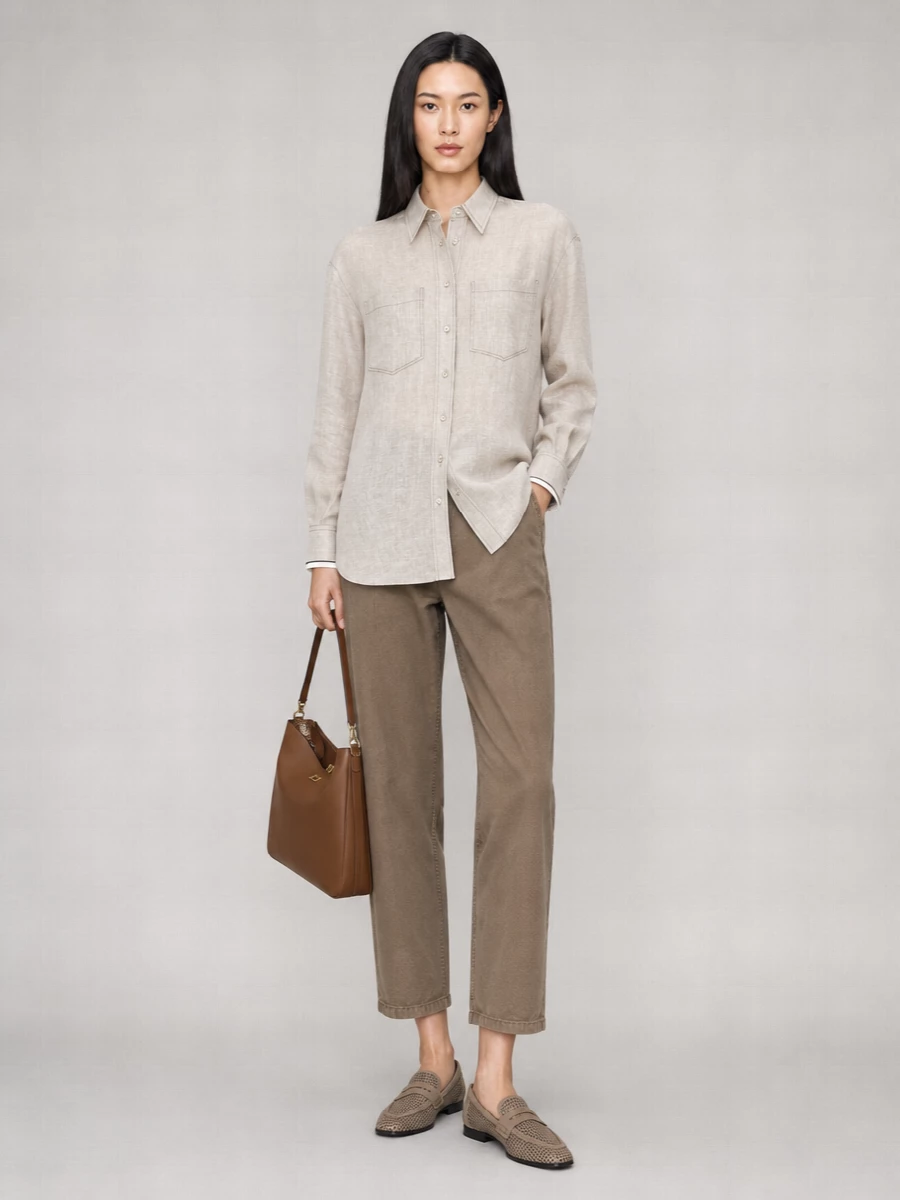 Brunello Cucinelli Cropped Trousers