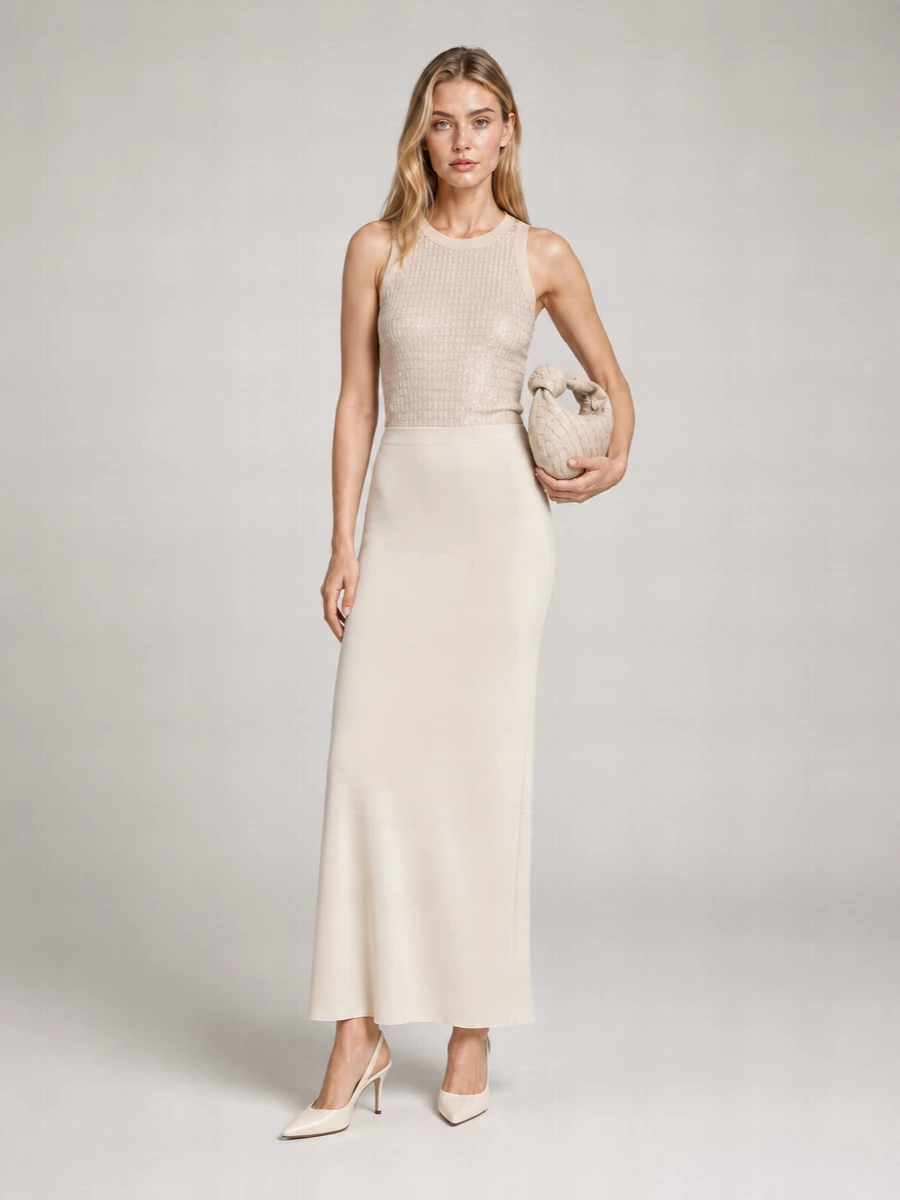 Brunello Cucinelli Cotton Sleeveless Ribbed Tank Top