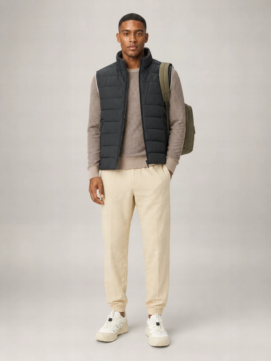 Boss Recycled Polyester Sleeveless Jacket